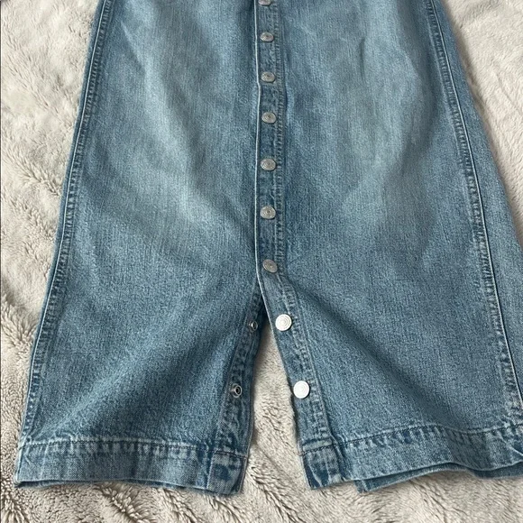 We The Free Astoria Denim Maxi Skirt Sz- 26